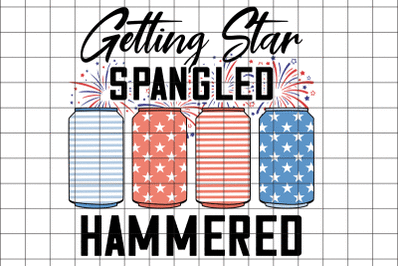 Getting Star Spangled Hammered  Graphic PNG