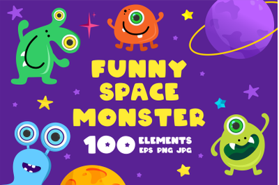 FUNNY SPACE MONSTERS