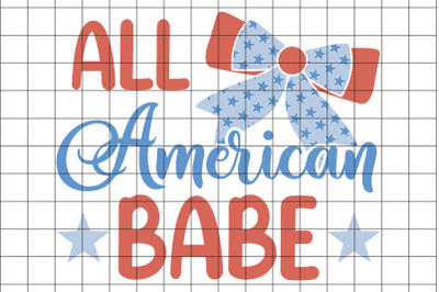 All American Baby SVG Design