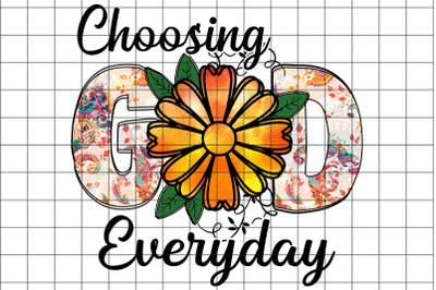 Choosing God Everyday  Graphic Design