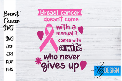 Breast Cancer Awareness SVG | Breast Cancer Quotes SVG | Breast Cancer