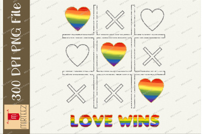 Xoxo Love Wins LGBT Pride Sublimation