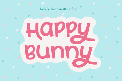 Happy Bunny Charming Handwritten Font