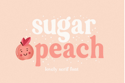 Sugar Peach Lovely Handwritten Font