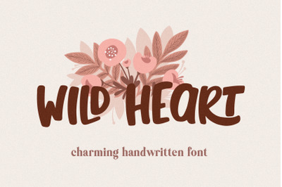 Wild Heart Beautiful Font for Crafters