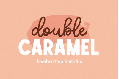 Double Caramel Font Duo for Crafters