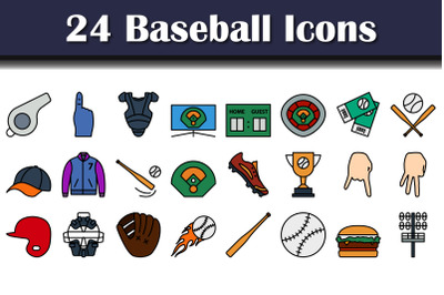 Baseball Icon Set