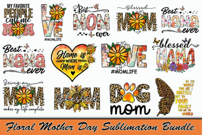Floral Mother Day Graphic Bundle