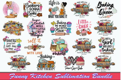 Funny Kitchen Graphic  Bundle