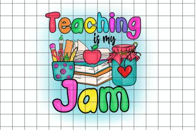 Teacher is My Jam Graphic Design