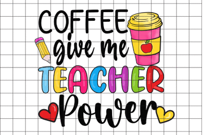 Teacher Coffee Graphic Design