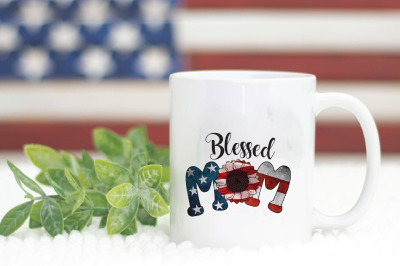 Blessed Mom Sublimation
