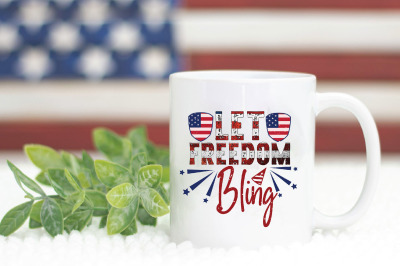 let freedom bling Sublimation
