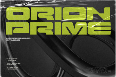 Orion Prime - Futuristic Font