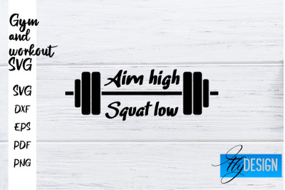 Gym and Workout SVG | Gym Quotes SVG | Workout Quotes SVG