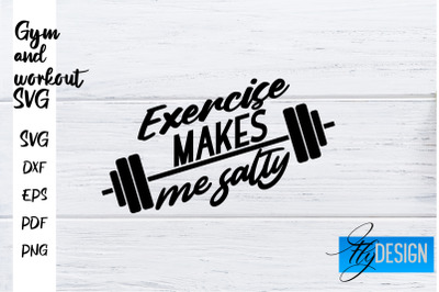 Gym and Workout SVG | Gym Quotes SVG | Workout Quotes SVG