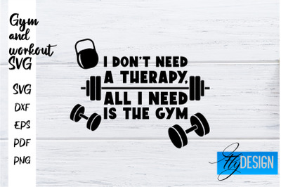 Gym and Workout SVG | Gym Quotes SVG | Workout Quotes SVG