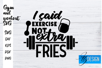 Gym and Workout SVG | Gym Quotes SVG | Workout Quotes SVG