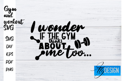 Gym and Workout SVG | Gym Quotes SVG | Workout Quotes SVG