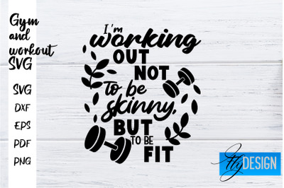 Gym and Workout SVG | Gym Quotes SVG | Workout Quotes SVG