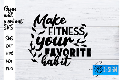 Gym and Workout SVG | Gym Quotes SVG | Workout Quotes SVG