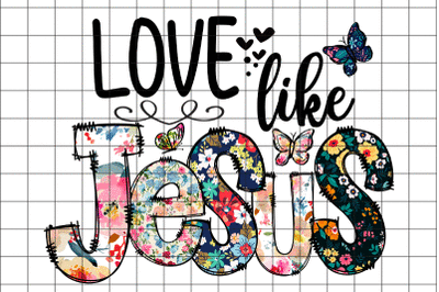 Love Like Jesus Graphic Design