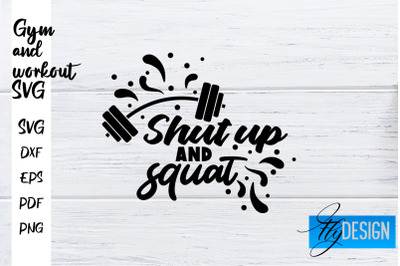 Gym and Workout SVG | Gym Quotes SVG | Workout Quotes SVG