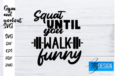 Gym and Workout SVG | Gym Quotes SVG | Workout Quotes SVG