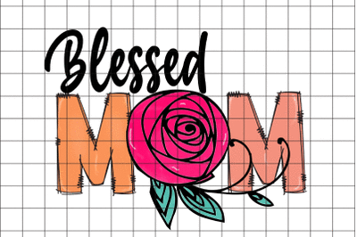 Blessed Mom Graphic Design