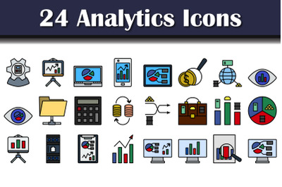 Analytics Icon Set