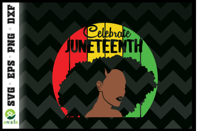 Celebrate Juneteenth Retro African Color