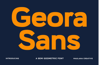 Geora Sans Serif Font