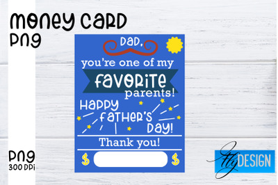 Money Card PNG Designs | Money Holder Printable