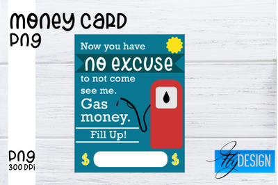 Money Card PNG Designs | Money Holder Printable