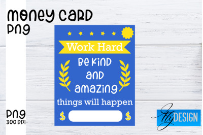 Money Card PNG Designs | Money Holder Printable