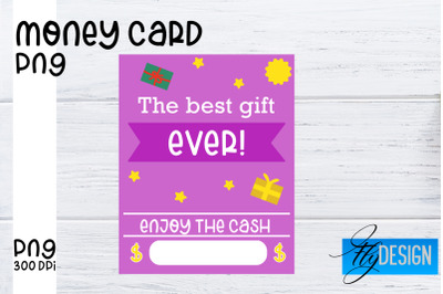 Money Card PNG Designs | Money Holder Printable