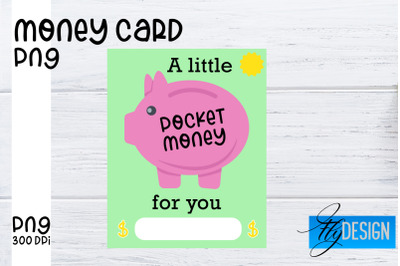 Money Card PNG Designs | Money Holder Printable