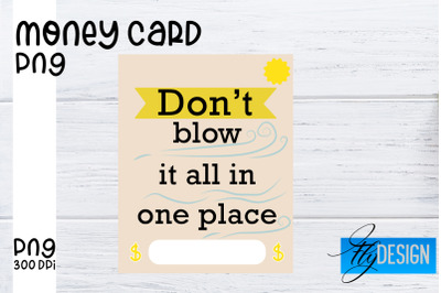 Money Card PNG Designs | Money Holder Printable