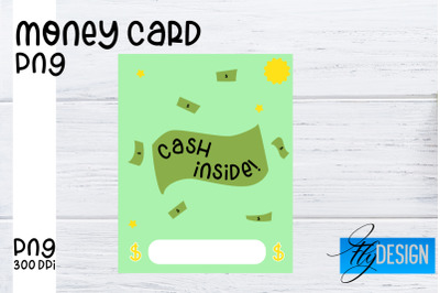 Money Card PNG Designs | Money Holder Printable