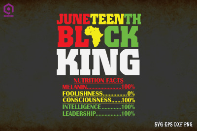 Juneteenth Black King Nutritional Facts