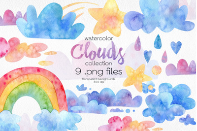 Watercolor Weather Clipart