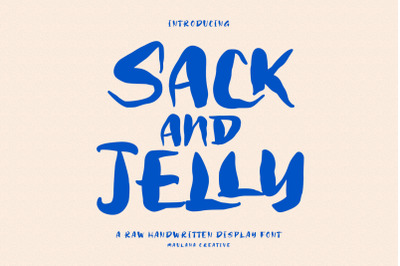 Sack And Jelly Handwritten Font