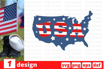 USA SVG Cut File