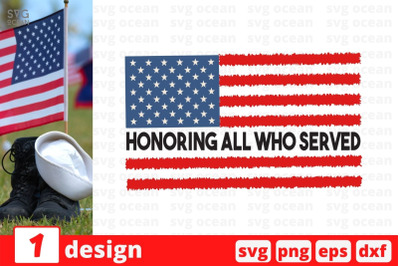 Honoring all who served SVG Cut File