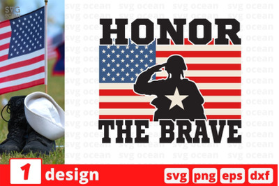 Honor the brave SVG Cut File