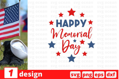 Happy Memorial Day SVG Cut File