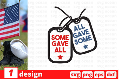 All gave some some gave all SVG Cut File