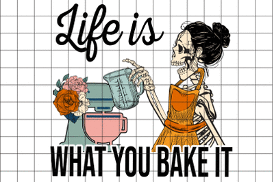 Life is What You Bake It Graphic Design