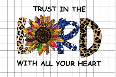 Trust in The Lord Graphic Design