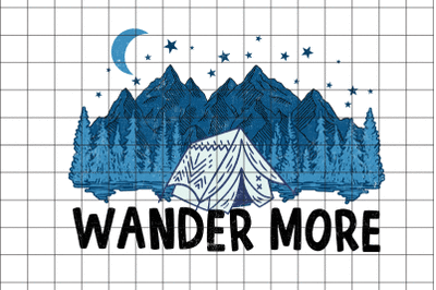 Wander More Graphic Design